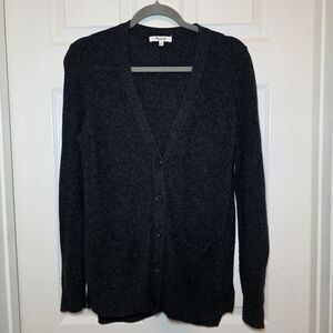Madewell Women’s Charcoal Gray Button-Up Cardigan, Size XS